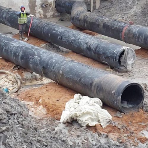 Устройство герметизации проходок труб ПНД ф1000мм